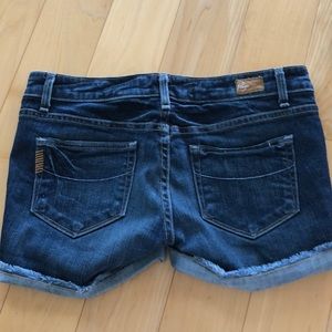 Paige denim shorts like new size 25